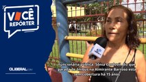Servidora, Sônia Cordovil, diz que parada de ônibus sem cobertura há 15 anos no bairro do Souza