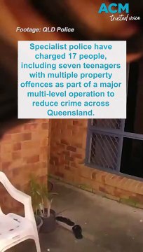 Seven teenagers charged amid major crime crackdown in Queensland