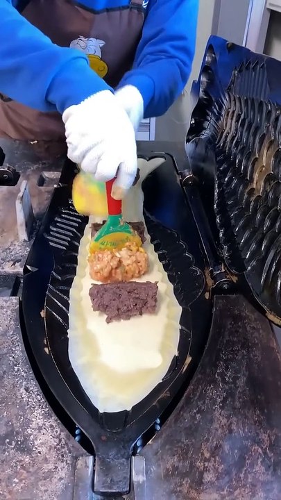 Pain géant en forme de poisson - Cuisine de rue coréenne