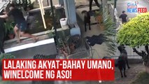 Lalaking akyat-bahay umano, winelcome ng aso! | GMA Integrated Newsfeed