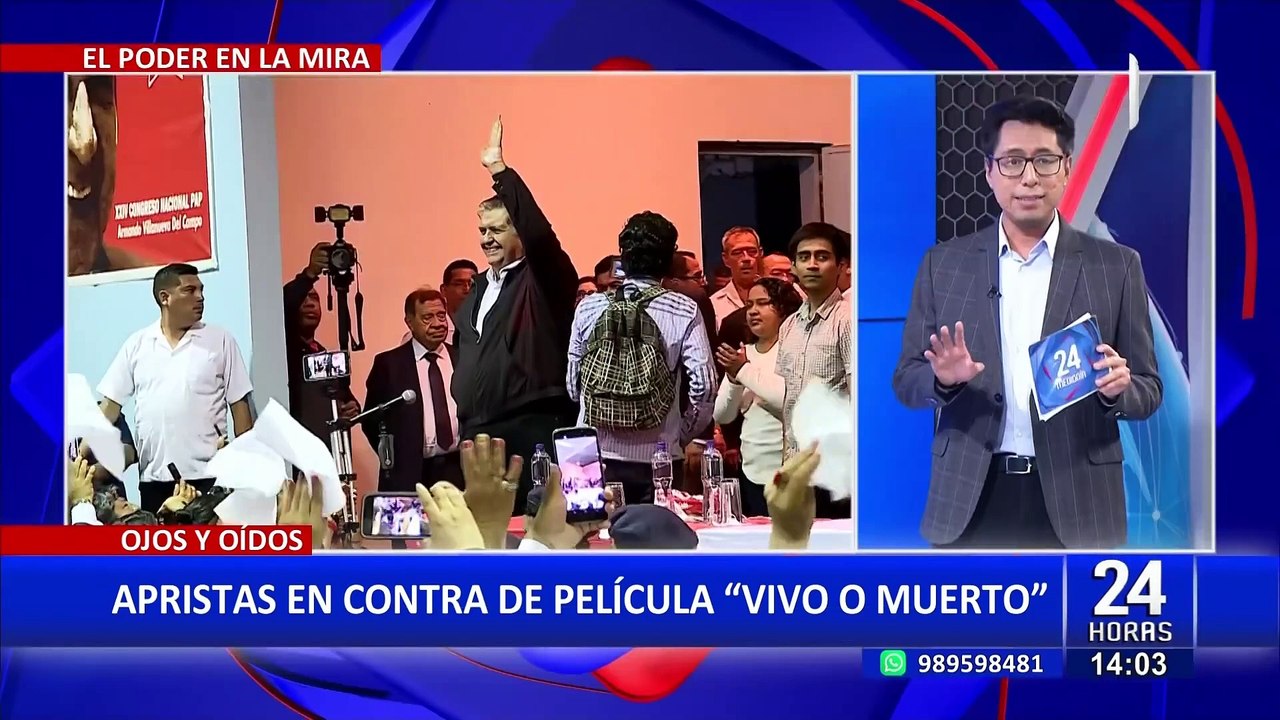 Mauricio Mulder indignado con la pelicula de Alan García 'Vivo o Muerto': "Quieren hacer dinero"