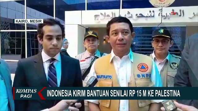 Kepala BNPB Serahkan Bantuan untuk Palestina Senilai Rp15 Miliar Lewat Jalur Mesir