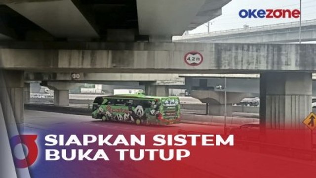 Arus Mudik di Tol Simpang Susun MBZ dan Tol Japek Arah Timur Terpantau Ramai Lancar