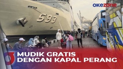 Mudik Gratis dengan Kapal Perang TNI AL, Pemudik Bisa Angkut Motor Pribadi