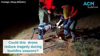 Drones trialed in fighting fires between Bourke and Cobar