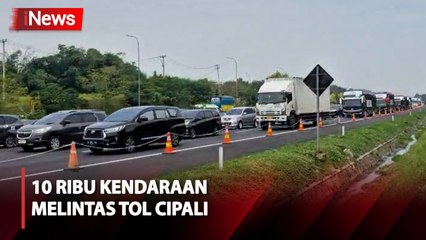 Arus Mudik, 10 Ribu Kendaraan Melintas Tol Cipali hingga Siang Ini
