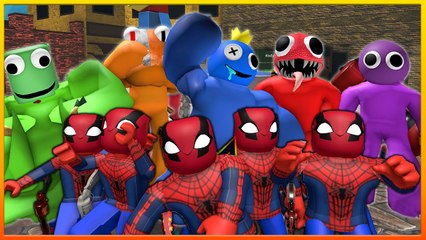 ÖRÜMCEK ADAM OLUP OYUNU TAMAMLAMAK [ BU NASIL OLDU ?] | RAİNBOW FRİENDS CHAPTER 2 | HAN KRAL EKİP