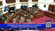 Inicia sesiones presenciales en el Congreso: ausencias notables en debate de vacancia contra presidenta Boluarte
