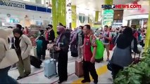 Pemudik Padati Stasiun Gambir pada Hari Terakhir Masuk Kerja