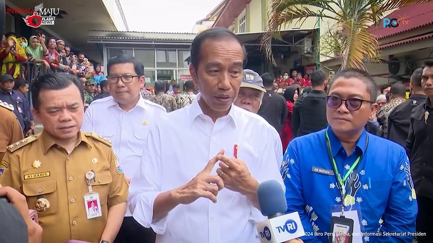 Presiden Jokowi Tinjau RSUD H Hanafie Muara Bungo