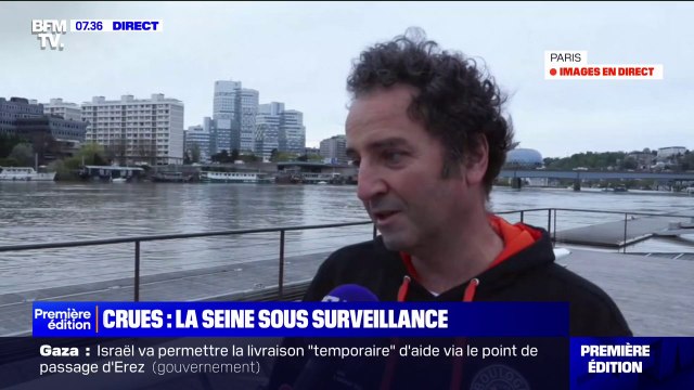 Crues à Paris: C'est trop dangereux de sortir en bateau sur la Seine , affirme le gérant d'un club d'aviron sur la Seine
