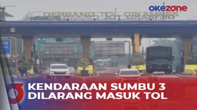 Kendaraan Sumbu 3 Lebih Mulai Dilarang Masuk Tol Cikampek