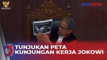 Momen Hakim MK Saldi Tunjukan Peta Kunjungan Kerja Jokowi ke 4 Menteri: Kenapa Sering ke Jawa Tengah?