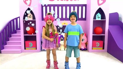 Diana and Roma Hot vs Cold Cartoon Challenge