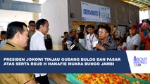 PRESIDEN JOKOWI MELAKUKAN KUNJUNGAN KERJA KE KABUPATEN BUNGO DIDAMPINGI BUPATI MASHURI