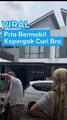 VIRAL Pria Bermobil Kepergok Curi Bra