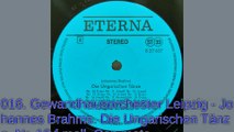 016. Gewandhausorchester Leipzig - Johannes Brahms. Die Ungarischen Tänze. Nr. 16 f-moll. Con moto