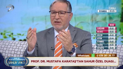 Prof. Dr. Mustafa Karataş ile Sahur Vakti - 5 Nisan 2024