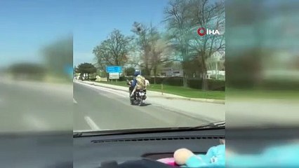 Görüntü Bursa'dan... Canlarını hiçe saydılar