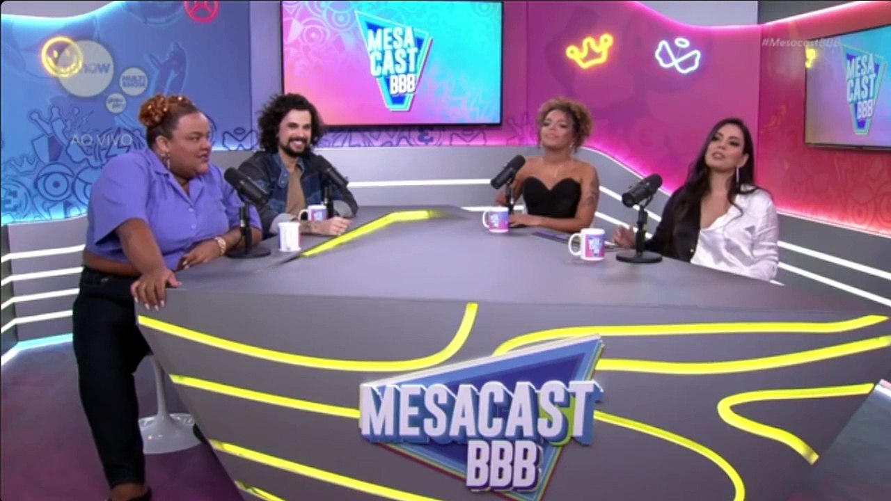 Fernanda e Pitel roubam a cena no Mesacast BBB
