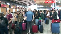 İstanbul Havalimanı'nda bayram tatili yoğunluğu