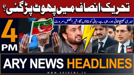 ARY News 4 PM Headlines | 6th April 2024 | PTI mein phoot par gai