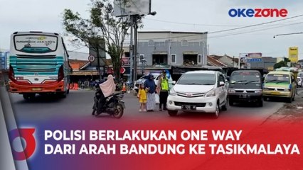 Download Video: Polres Tasikmalaya Kota Berlakukan Sistem One Way dari Arah Bandung ke Tasikmalaya