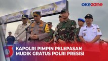 Kapolri Pimpin Pelepasan Mudik Gratis Polri Presisi 2024 ke 3 Daerah di Pulau Jawa