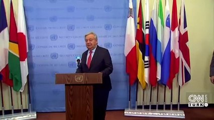 BM Genel Sekreteri Guterres bir kez daha İsrail’e seslendi: Silahları susturmanın zamanı!