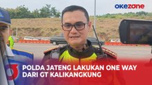 Polda Jawa Tengah Lakukan One Way dari GT Kalikangkung hingg GT Bawen