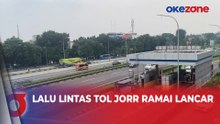 H-4 Lebaran, Lalu Lintas di Tol JORR Terpantau Ramai Lancar