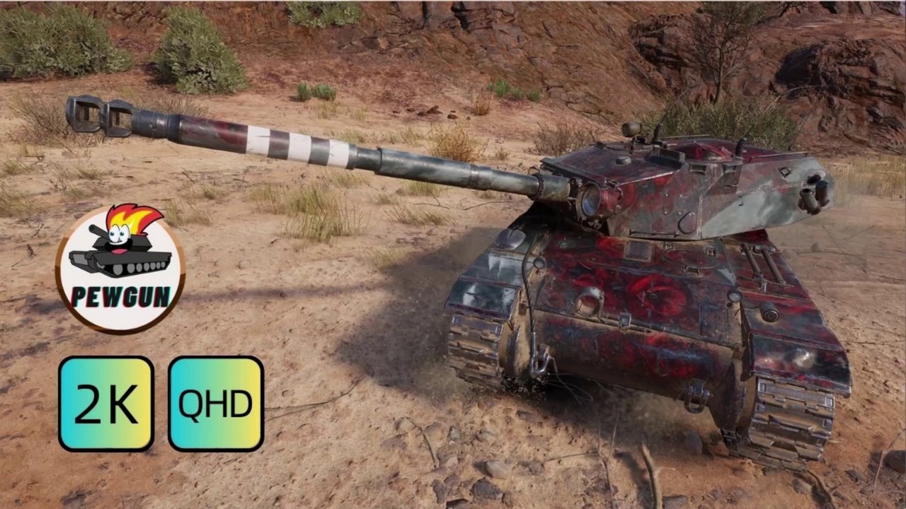 BAT.-CHÂTILLON BOURRASQUE 戰車狂潮的驚人風暴！ | 8 kills 8.7k dmg | world of tanks |  @pewgun77 ​
