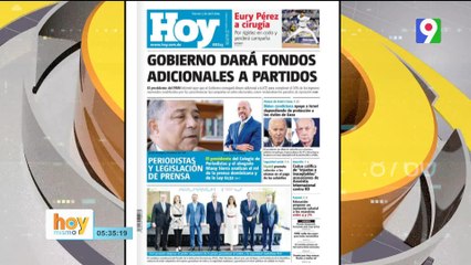 Titulares de prensa dominicana viernes 05 de abril 2024 | Hoy Mismo