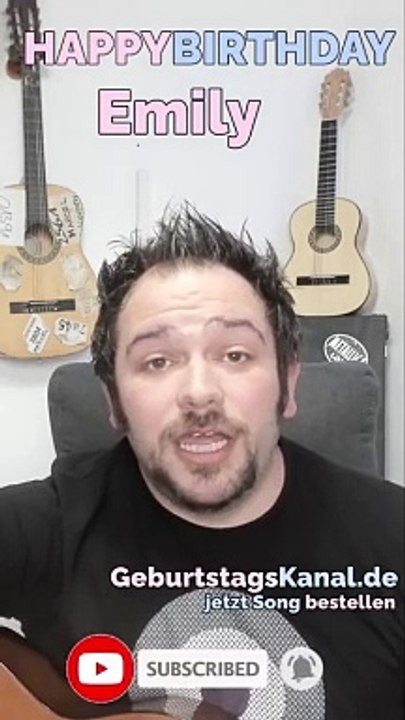 Happy Birthday, Emily! Geburtstagsgrüße an Emily