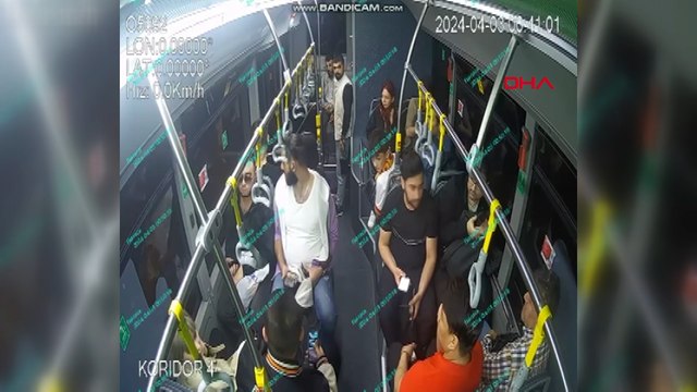 Küçükçekmece'de otele saldırı sırasında mermi isabet eden metrobüste yaşananlar kamerada