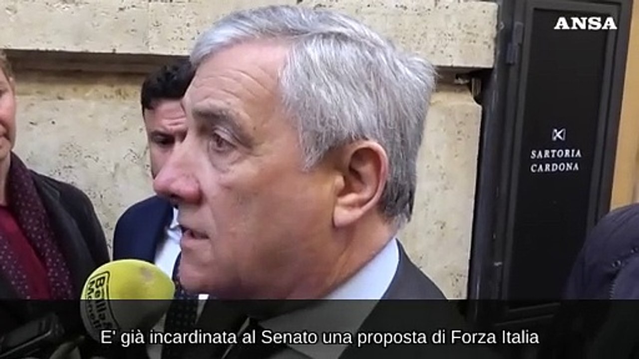 Salva case, Tajani: "Non conosco proposta, se si lega a quella di Forza Italia ben venga"