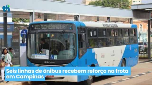 Seis linhas de ônibus recebem reforço na frota em Campinas
