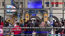 Stasiun Pasar Senen Diserbu Pemudik, 45 Ribu Penumpang Tinggalkan Jabodetabek