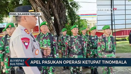 Apel Pasukan Operasi Ketupat Tinombala