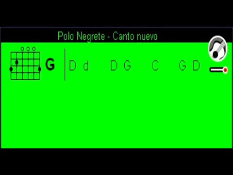 Canto nuevo -Polo Negrete Acordes guitarra