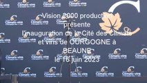 Inauguration de la Cité des Climats et vins de Bourgogne à Beaune 16  juin 2023