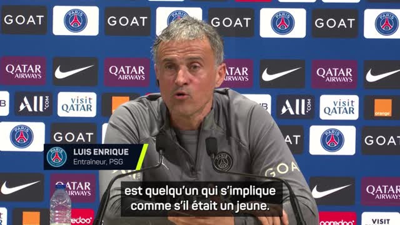 PSG - Luis Enrique : “Marquinhos a toujours été à la hauteur”