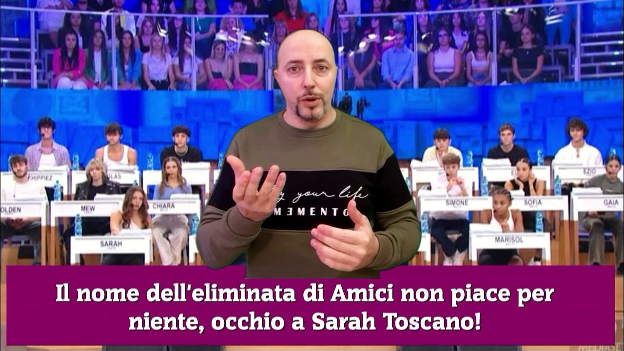 Il nome dell'eliminata di Amici non piace per niente, occhio a Sarah Toscano!
