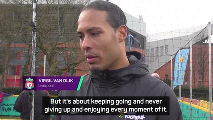 Download Video: Van Dijk relishing three-way Premier League title race