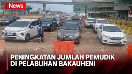 Pemudik Mulai Memadati Pelabuhan Bakauheni di H-5 Lebaran