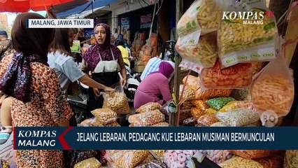 Jelang Lebaran, Pedagang Kue Lebaran Musiman Bermunculan