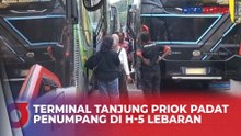 H-5 Lebaran, Terminal Tanjung Priok Dipadati Penumpang