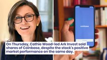Cathie Wood's Ark Invest Sheds $6.4M Worth Of Coinbase Shares Despite Positive Market Movements And An Analyst Upgrade