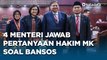 4 Menteri Kabinet Indonesia Maju Hadir di MK sebagai Saksi Sidang PHPU 2024
