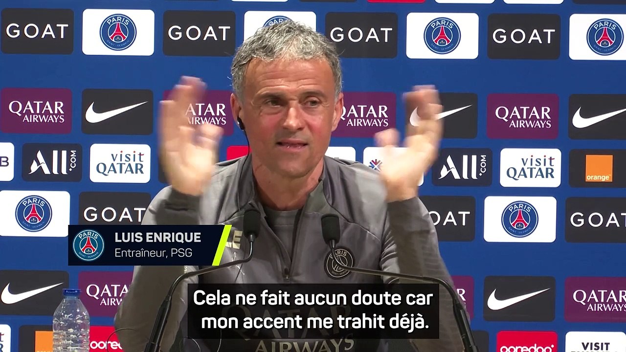 Luis Enrique : “Ma maison c'est Paris”